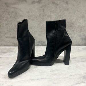 Balenciaga Black Heeled Boots